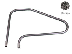 GLOBAL POOL PRODUCTS GLOBAL POOL PRODUCTS GPP-RL-C65-4BND-WB-SV Classic 4 Bend Pool Handrail
