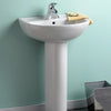 AMERICAN STANDARD GROHE 0467400.020 22-Inch Evolution Pedestal Sink
