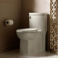 AMERICAN STANDARD GROHE 2891128.222 Two-Piece Dual Flush Right Height Elongated Toilet with Seat