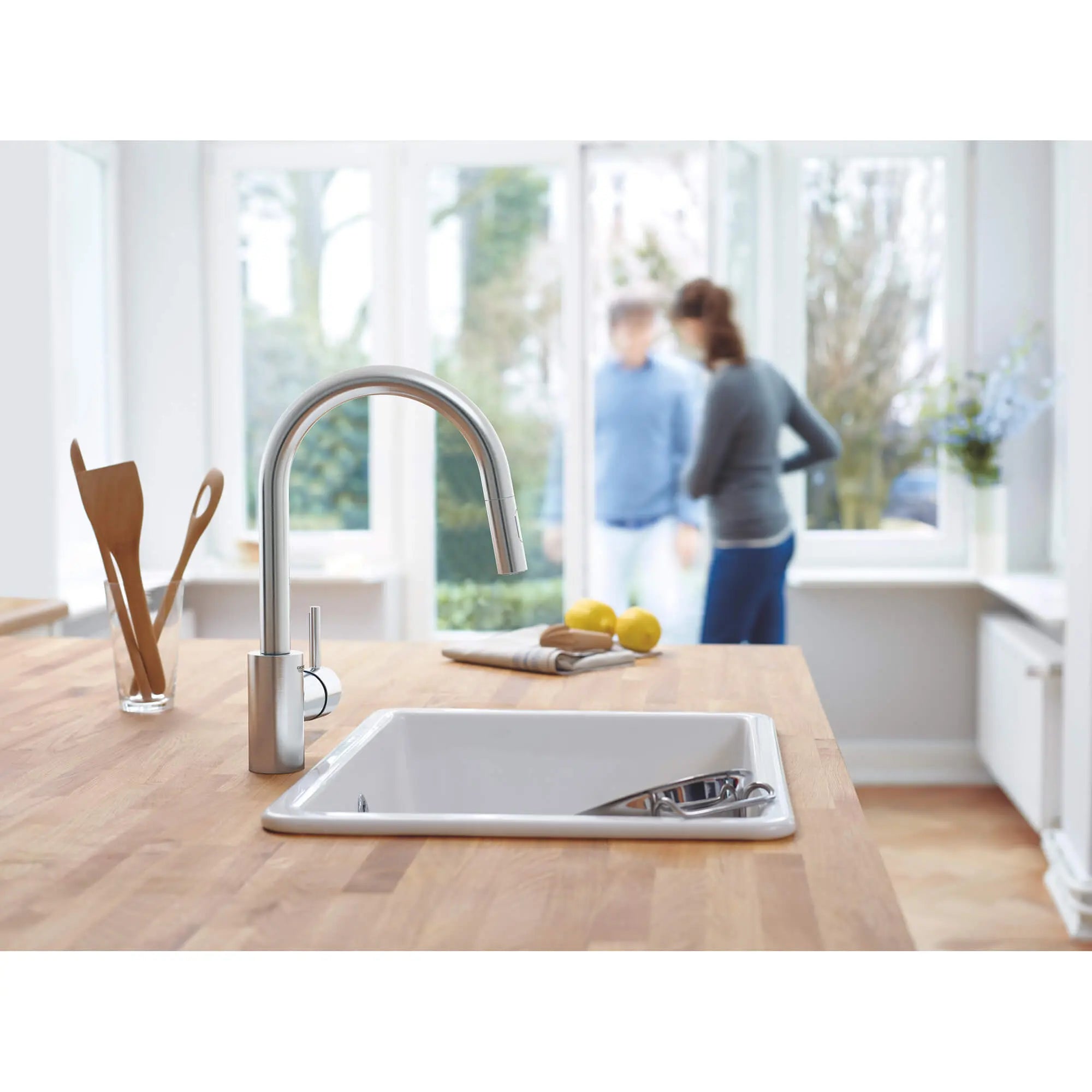 GROHE GROHE 32665DC0 Concetto Single-Handle Pull-Down Kitchen Faucet
