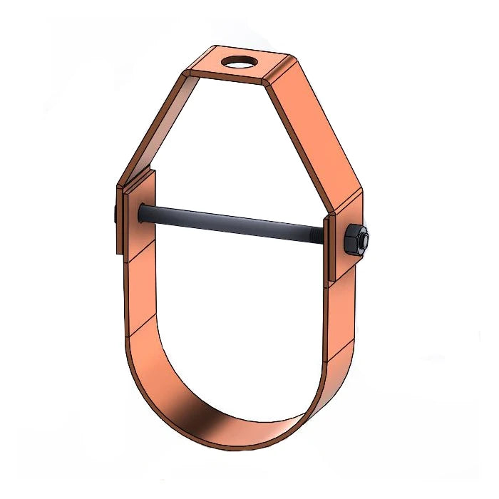 HANGERS HANGERS 110CTI0400 Adjustable Clevis Hanger, 4 Inch, Copper Plated