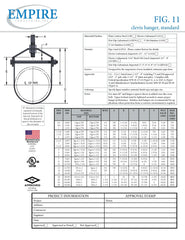 HANGERS HANGERS 11SS0075 3/4-Inch IPS Stainless Steel Standard Clevis Hanger