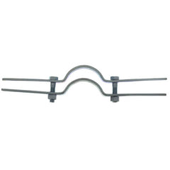 HANGERS HANGERS 50G0200 2-Inch Electro-Galvanized Riser Clamp