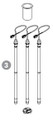 HAYWARD HAYWARD 005422901600 3-Lamp Kit for Ultra UV2 Sanitizer