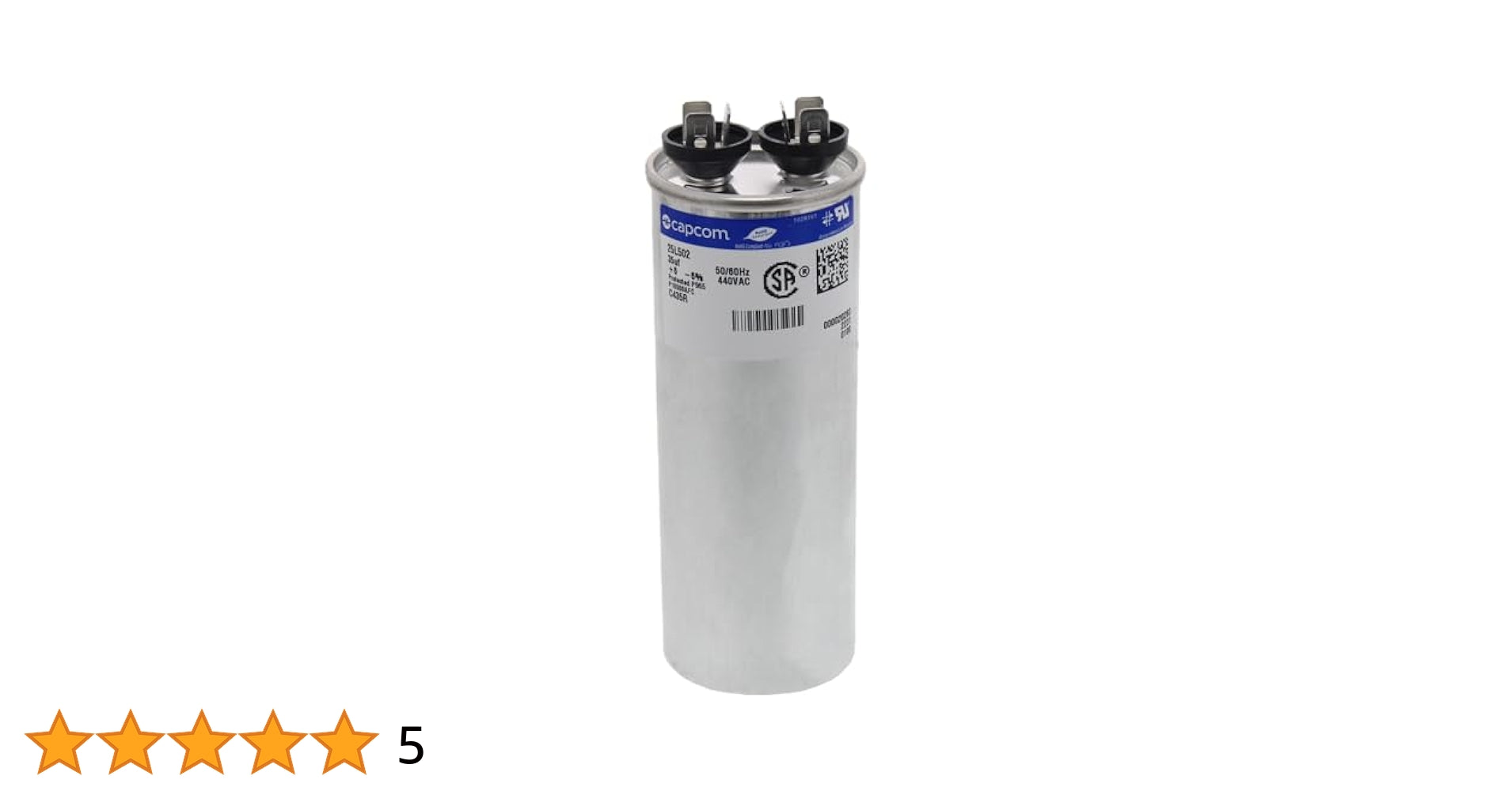 HEATINGVARIOUSMFG-GENERIC HEATINGVARIOUSMFG-GENERIC 4MFD-440V Run Capacitor
