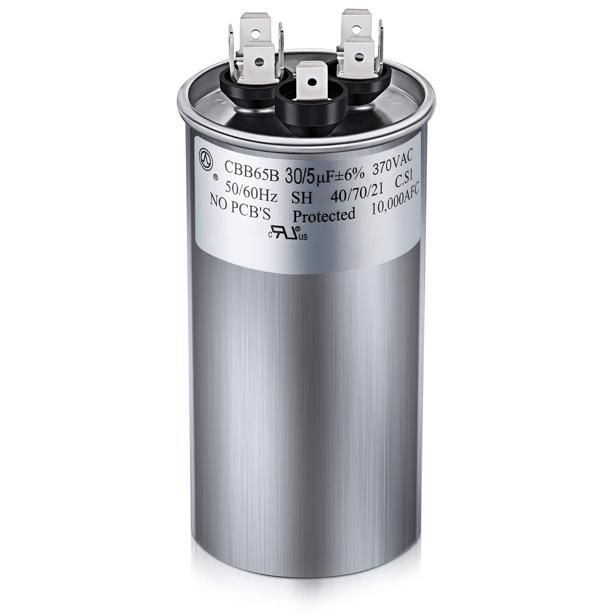 HEATINGVARIOUSMFG-GENERIC HEATINGVARIOUSMFG-GENERIC 5MFD-440V Dual Run Capacitor
