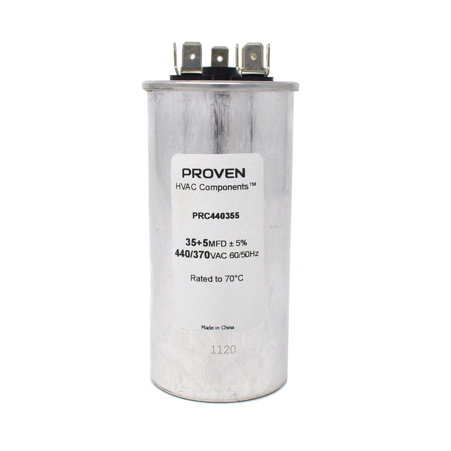 HEATINGVARIOUSMFG-GENERIC HEATINGVARIOUSMFG-GENERIC 5MFD-440V Dual Run Capacitor