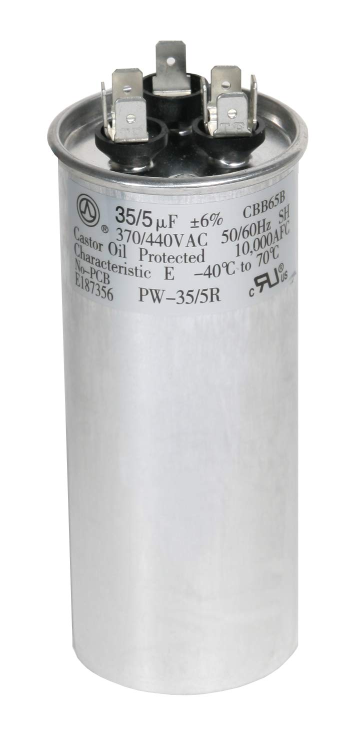 HEATINGVARIOUSMFG-GENERIC HEATINGVARIOUSMFG-GENERIC 40/5MFD-440V Dual Run Capacitor