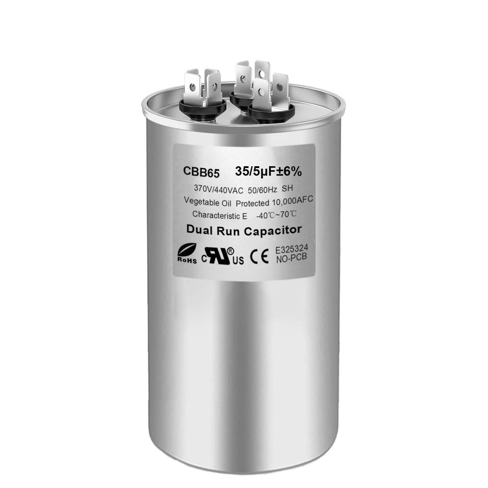 HEATINGVARIOUSMFG-GENERIC HEATINGVARIOUSMFG-GENERIC 35MFD-440V Dual Run Capacitor