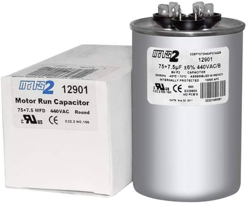 HEATINGVARIOUSMFG-GENERIC Heatingvariousmfg-generic 25/5MFD-440V Dual Run Capacitor