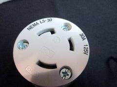 HUBBELL HUBBELL L530C Hubbell-Pro 30Amp 125v Black Nylon Locking Connector Body