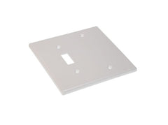 HUBBELL HUBBELL P113W 2-Gang Wallplate with 1 Toggle and 1 Blank