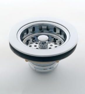 JACLO JACLO 2806-WH Brass Duo Strainer for Kitchen Sink