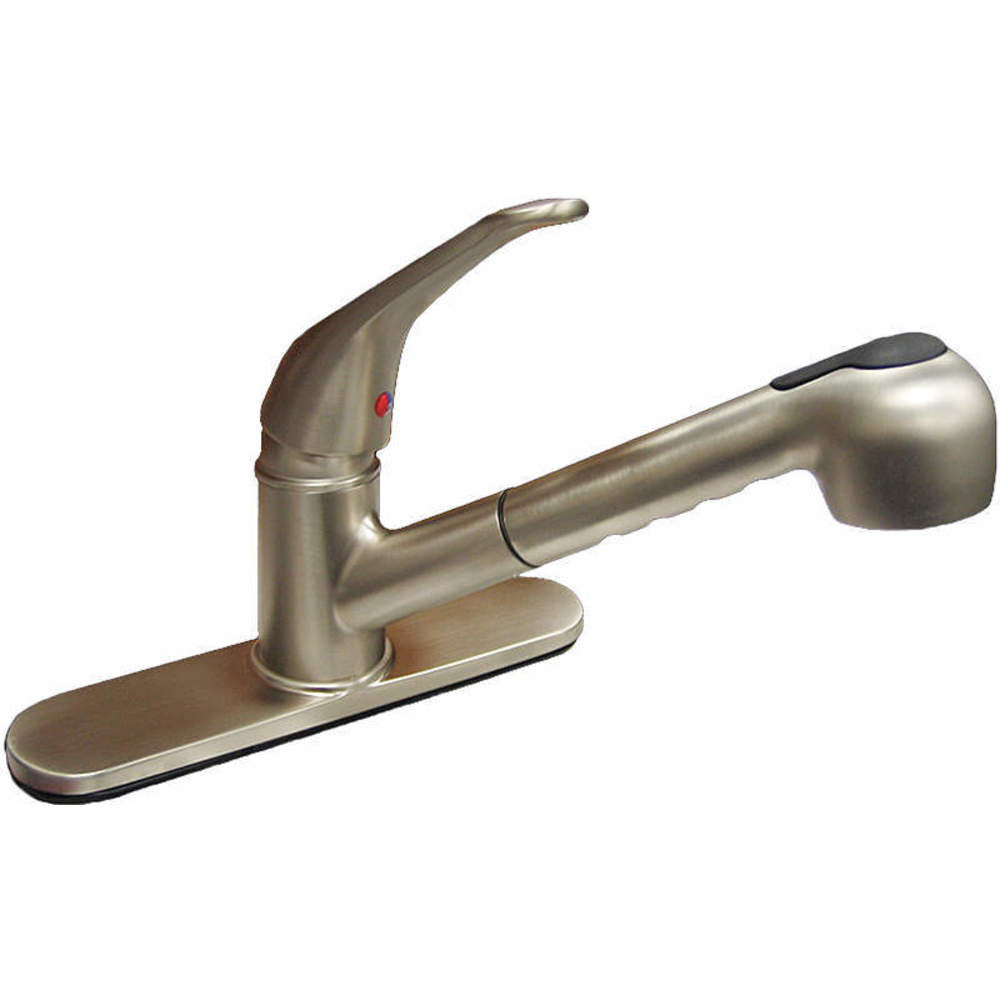KISSLER KISSLER 77-2110 Dominion Brushed Nickel Kitchen Faucet with Pull-Out Sprayer