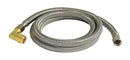 KISSLER KISSLER 88-2060 Stainless Steel Dishwasher Connector 3/8 Compression x 3/8 Compression x 60