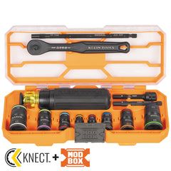 KLEIN TOOLS Klein Tools 65242 Flip-16 KNECT Ratcheting Impact Flip Socket Screwdriver Set