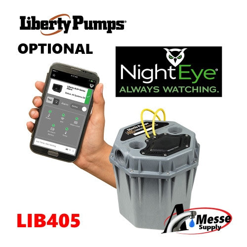 LIBERTY LIBERTY lib405a Liberty Pumps 405/A - 1/2 HP High-Temperature Commercial Sink/Drain Pump System (2) w/ Alarm