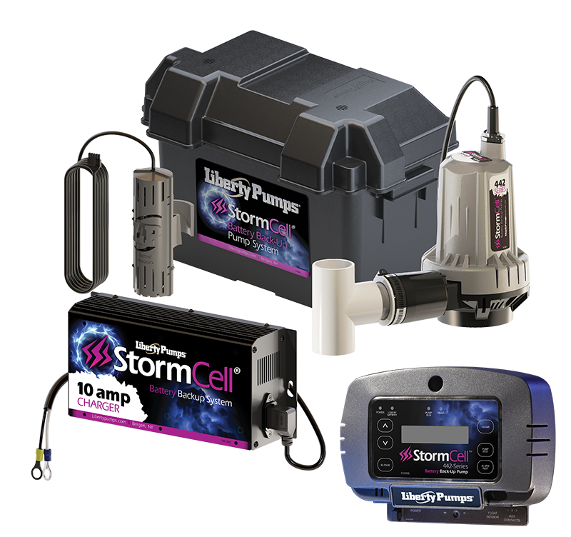 LIBERTY LIBERTY LIBPC45744210A Sump Pump Combo System Primary and Backup