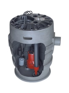 LIBERTY LIBERTY P372LE52 Simplex Sewage Package with LE52M Pump