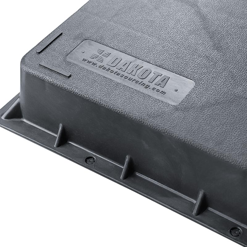 LID CORPORATION LID CORPORATION 18048BS E-Z Stack Equipment Pad Black