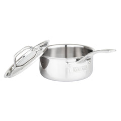 LID CORPORATION LID CORPORATION 40011 3-Ply Stainless Steel 10-Piece Cookware Set with Metal Lids
