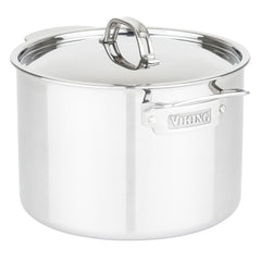 LID CORPORATION LID CORPORATION 40011 3-Ply Stainless Steel 10-Piece Cookware Set with Metal Lids