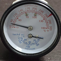 LOCHINVAR LOCHINVAR 100146999 Lochinvar Triometer Gauge 75 PSI