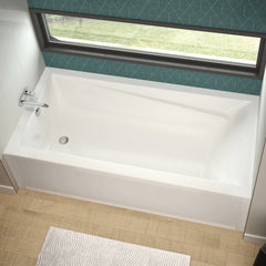 MAAX MAAX 106188-000-001-102 MAAX Exhibit 7242 IFS AFR Acrylic Alcove Left-Hand Drain Bathtub in White