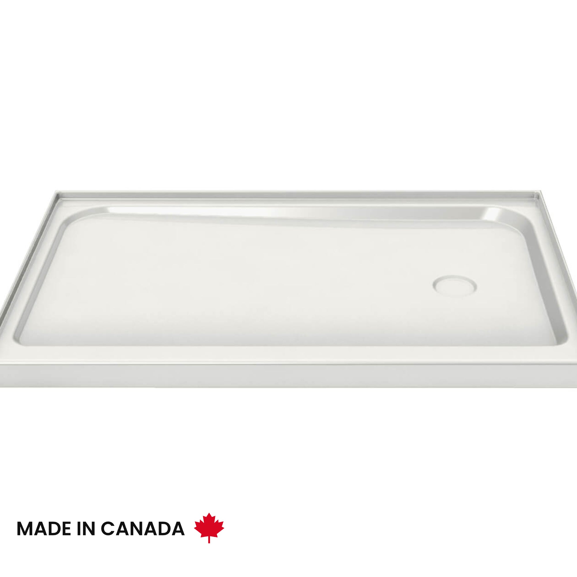 MAAX MAAX 105706-000-001-001 6032 Acrylic Alcove Shower Base with Left-Hand Drain