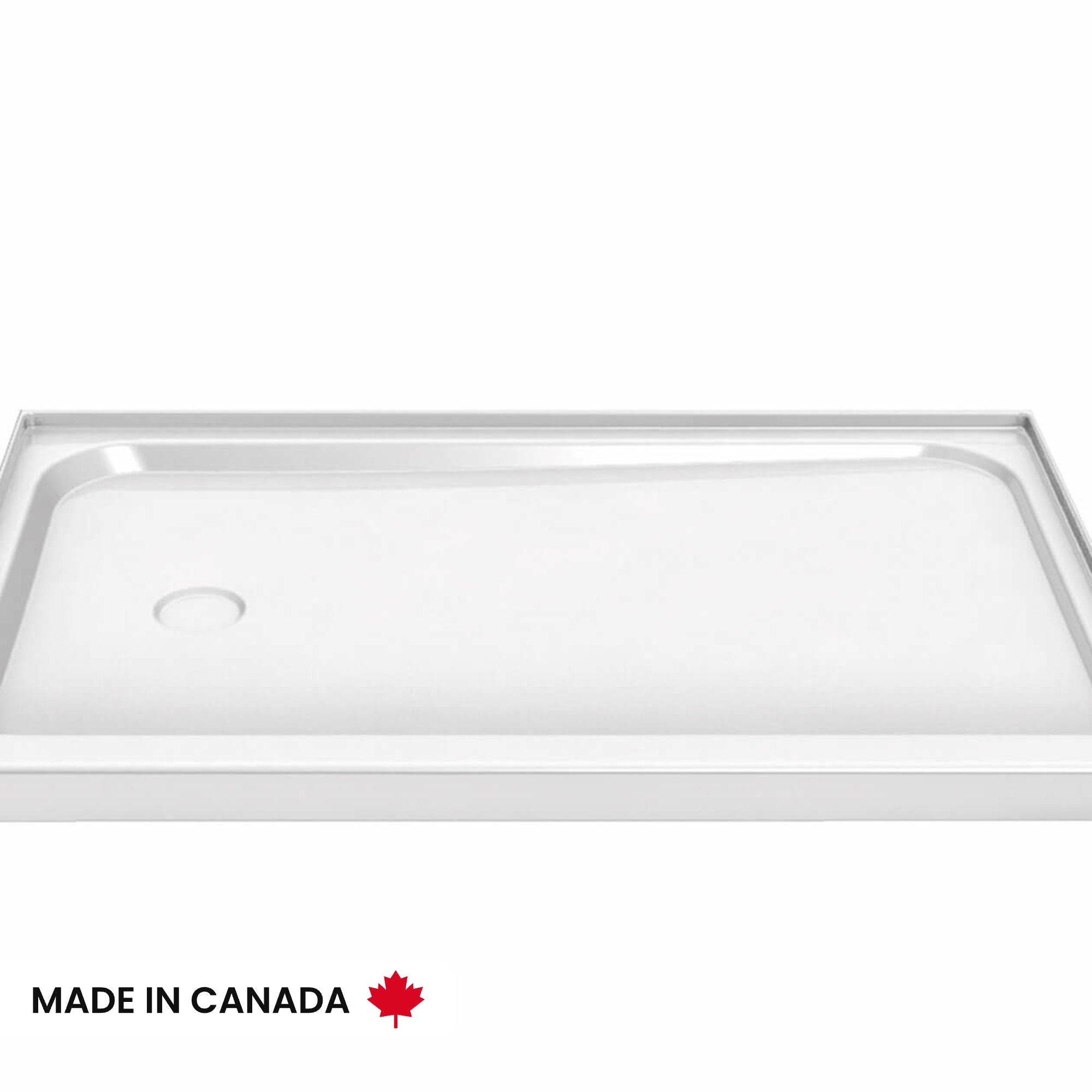 MAAX MAAX 105706-000-001-001 6032 Acrylic Alcove Shower Base with Left-Hand Drain
