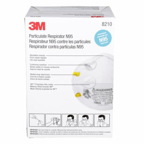 3M 3M 8210-BX Particulate Respirator N95 Standard