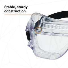 3M 3M 40301-00000-10 3M Centurion Safety Impact Goggle 452AF Clear Anti-Fog Lens