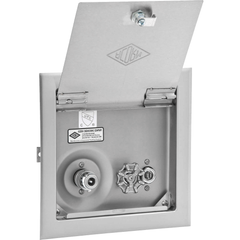 ACORN Acorn 8151-SSLF Single Temperature Hose Box with Door and Vacuum Breaker