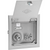 ACORN Acorn 8151-SSLF Single Temperature Hose Box with Door and Vacuum Breaker