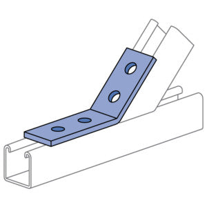 ALLIED Allied PS781-45-DEG-EG Power-Strut 45 Degree Open Angle Connector
