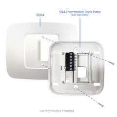 APRILAIRE APRILAIRE 8084 Thermostat Wall Cover for S84 Series