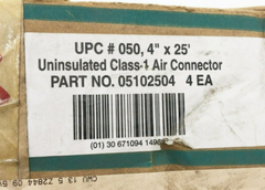 ATCO PRODUCTS ATCO PRODUCTS 050-4 4 x 25' 3-Ply Uninsulated Air Connector