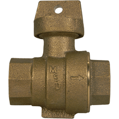 A Y MCDONALD A Y MCDONALD 76001 Stop and Drain Ball Curb Valve
