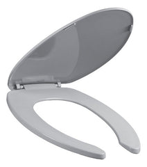 BEMIS BEMIS 7B1550TTT000 Elongated Open Front Toilet Seat in White