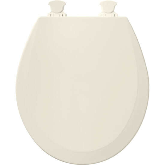 BEMIS BEMIS 500EC-346BISCUIT Round Enameled Wood Toilet Seat Biscuit