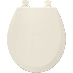 BEMIS BEMIS 500EC-346BISCUIT Round Enameled Wood Toilet Seat Biscuit