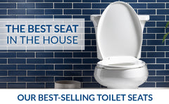 BEMIS BEMIS 500ECWHITE Round Enameled Wood Toilet Seat White