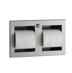 BOBRICK Bobrick 3588.MBLK Surface-Mounted Multi-Roll Toilet Tissue Dispenser Matte Black