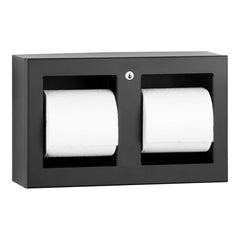 BOBRICK Bobrick 3588.MBLK Surface-Mounted Multi-Roll Toilet Tissue Dispenser Matte Black