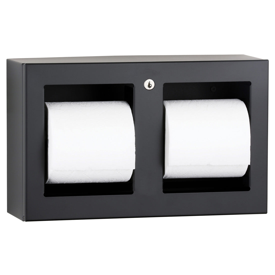 BOBRICK Bobrick 3588.MBLK Surface-Mounted Multi-Roll Toilet Tissue Dispenser Matte Black