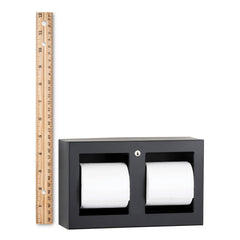 BOBRICK Bobrick 3588.MBLK Surface-Mounted Multi-Roll Toilet Tissue Dispenser Matte Black