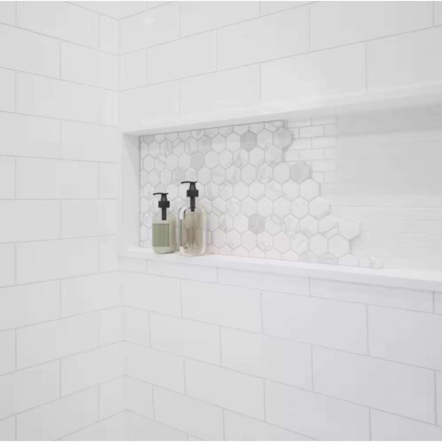 BOOTZ BOOTZ Z041-6000-00 Shower Wall Kit 60 in L x 30 in W x 74 in H
