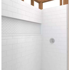 BOOTZ BOOTZ Z041-6000-00 Shower Wall Kit 60 in L x 30 in W x 74 in H