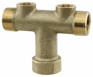 BOSHART BOSHART 2-07TK-14X1-2NL No Lead Brass Tank Tee