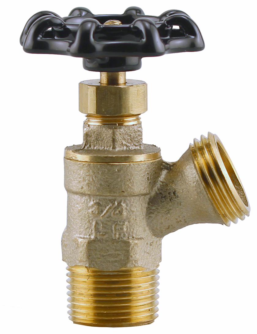BOSHART BOSHART 0853-07NL 3/4 in. MPT x GHT Brass Sediment Faucet